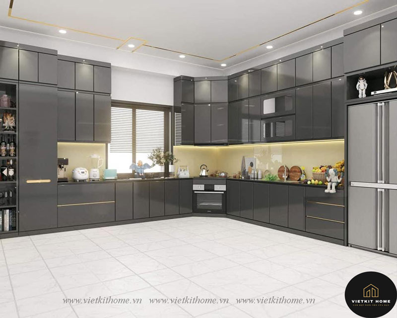 Mẫu tủ bếp đẹp 2022-Vietkit Home