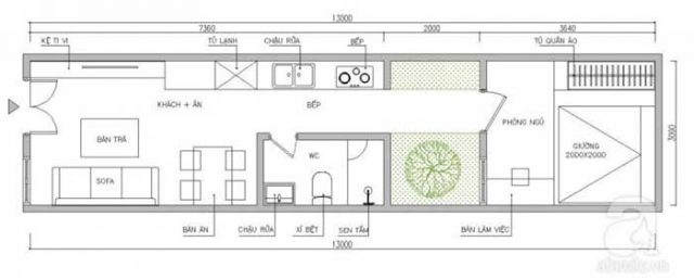 Thiết kế nhà cấp 4 đẹp diện tích 40m2 - Vietkit Home