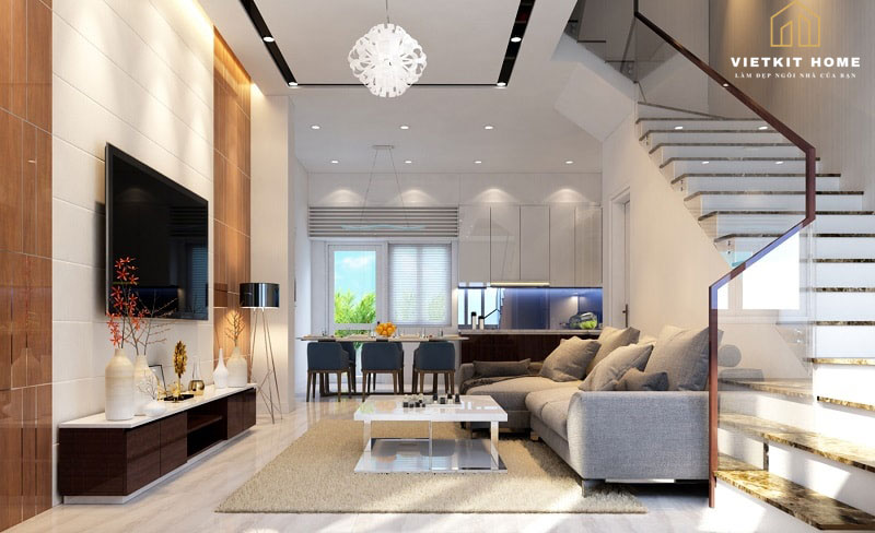 Mẫu thiết kế nội thất nhà ống đẹp nhất 2021-Vietkit Home