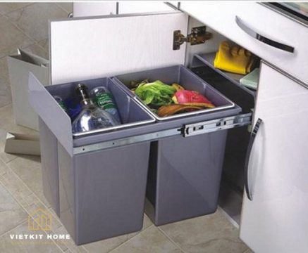 Phụ kiện tủ bếp - thùng rác tủ bếp Vietkit Home