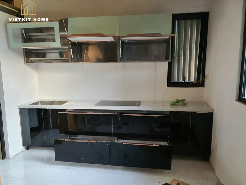 Tủ Bếp Inox cao cấp chất lượng tại Xưởng Vietkit Home