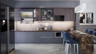 Tủ bếp nhựa composite- Vietkit Home 0865.283.168