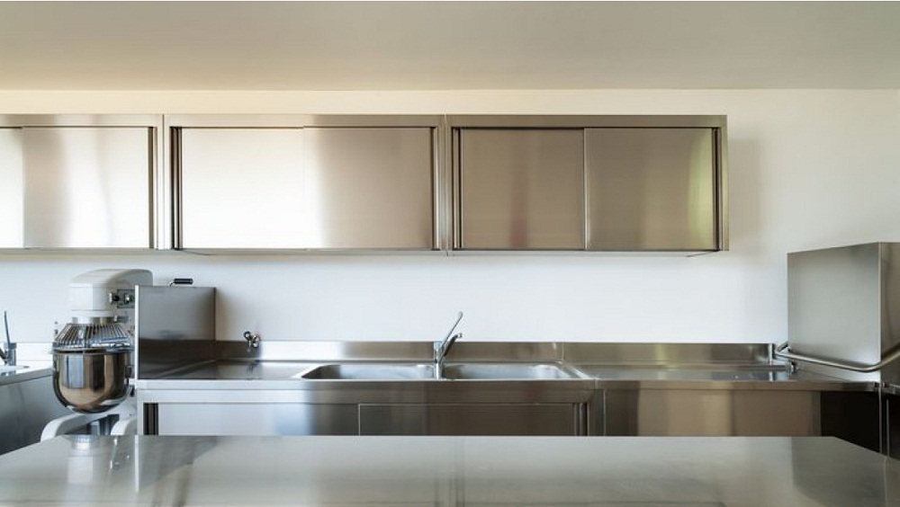 Tủ bếp inox treo tường