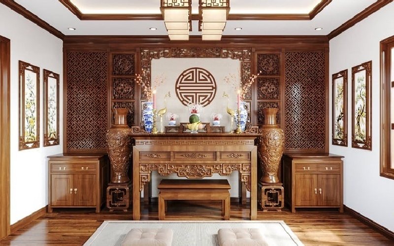 nội thất phòng thờ 