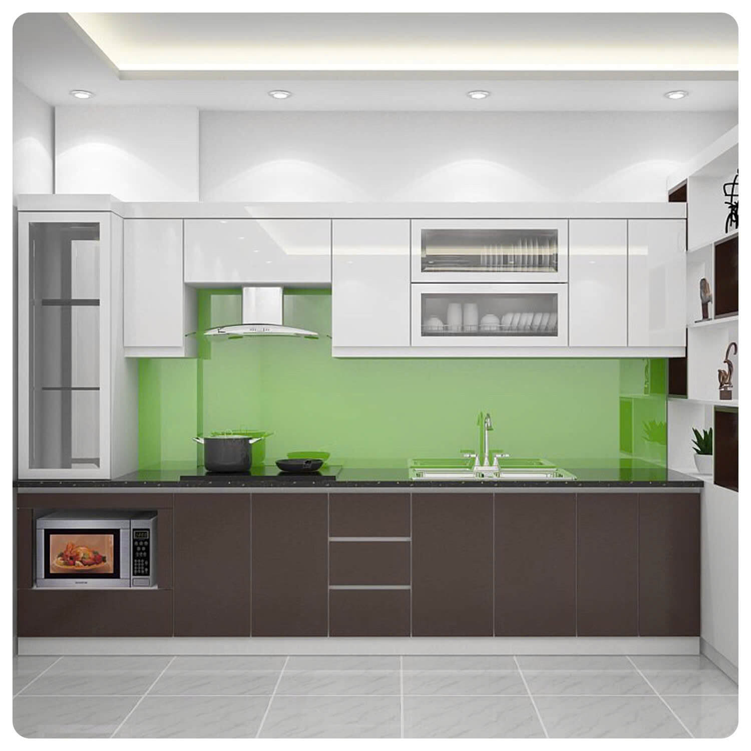 tủ bếp công nghiệp