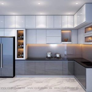 Mẫu tủ bếp đẹp 2022-Vietkit Home