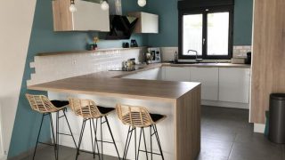 Xưởng Tủ Bếp Có Bàn Đảo Acrylic 2021, Nội Thất Tủ Bếp 2021
