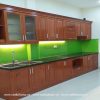 Mẫu Tủ Bếp Gỗ Sồi Nga Đẹp giá rẻ-vietkithome, Tủ Bếp Gỗ Sồi Nga