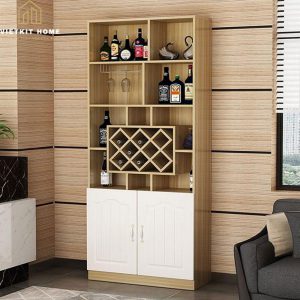 Mẫu tủ rượu Đẹp 2021 trong phòng khách- Vietkit Home