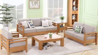 Bàn ghế/Ghế Sofa Bàn ghế uống nước ở đây có thể kể tới ghế sofa hoặc ghế gỗ uống nước đơn thuần.
