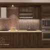 tủ bếp Veneer
