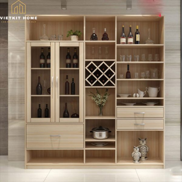 Mẫu tủ rượu Đẹp 2021 trong phòng khách- Vietkit Home