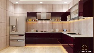 Tủ bếp đẹp an cường- Vietkit Home