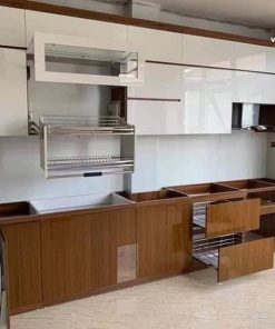 Làm nội thất tủ bếp cho khách hàng tại Long Biên