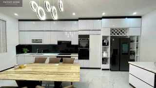 Tủ bếp Acrylic bóng gưởng 2022-Vietkit Home