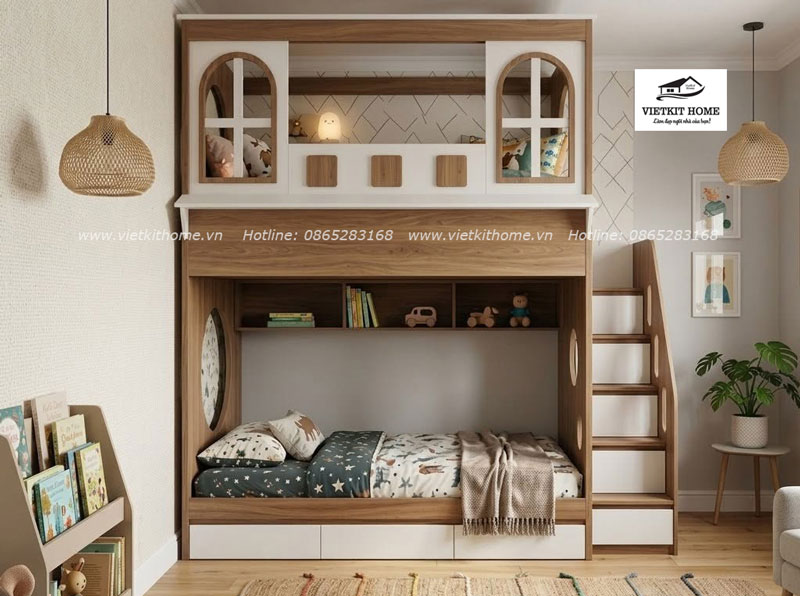 Mẫu 15 Giường Tầng Trẻ Em Giá Tốt Tại Hà Nội | Vietkit Home