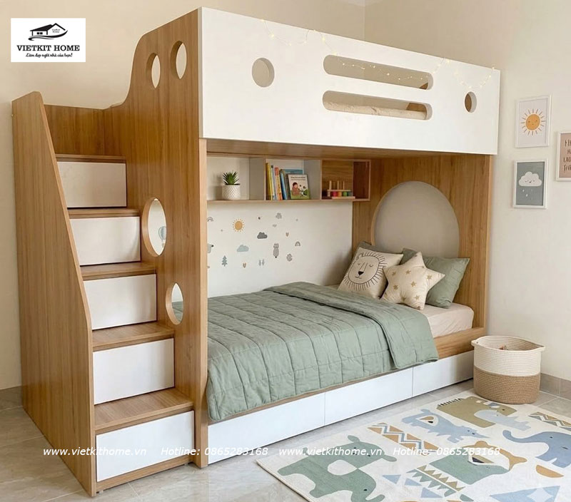 Mẫu 17 Giường Tầng Trẻ Em Giá Tốt Tại Hà Nội | Vietkit Home