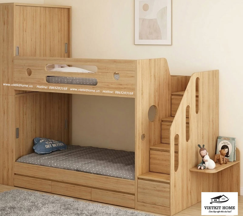 Mẫu 19 Giường Tầng Trẻ Em Giá Tốt Tại Hà Nội | Vietkit Home