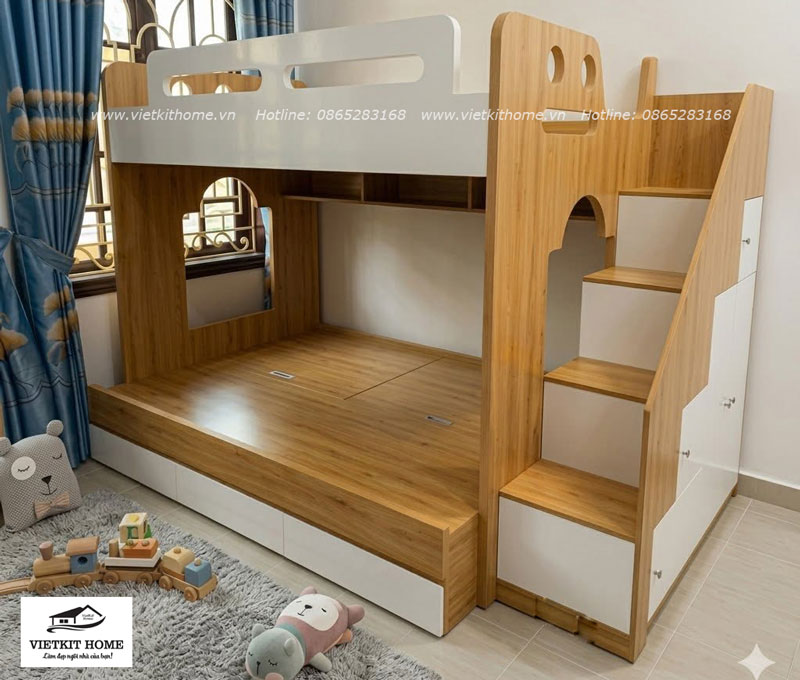Mẫu 22 Giường Tầng Trẻ Em Giá Tốt Tại Hà Nội | Vietkit Home