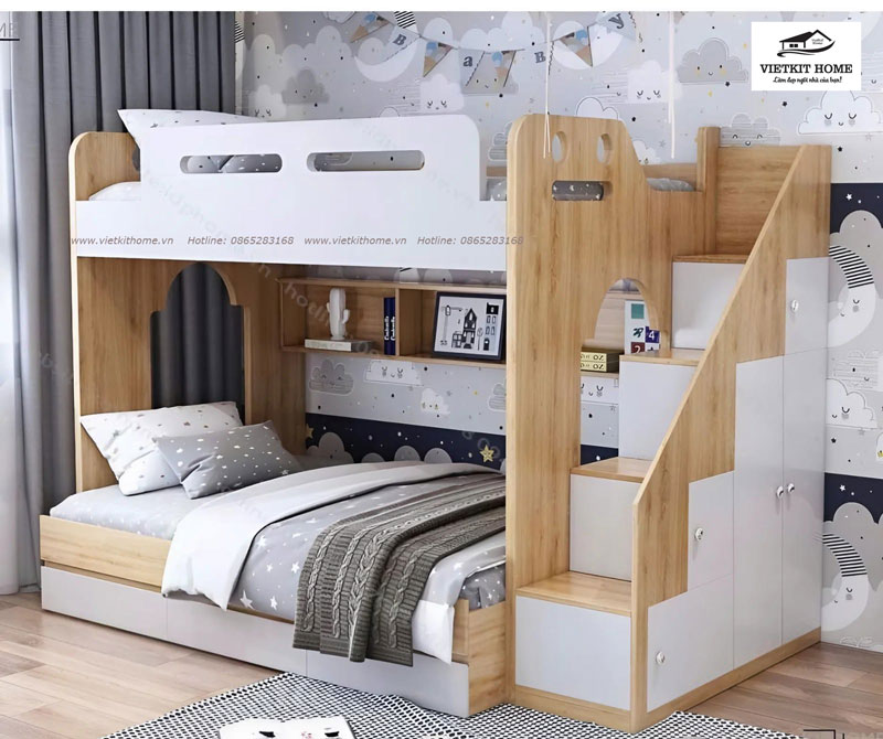 Mẫu 23 Giường Tầng Trẻ Em Giá Tốt Tại Hà Nội | Vietkit Home