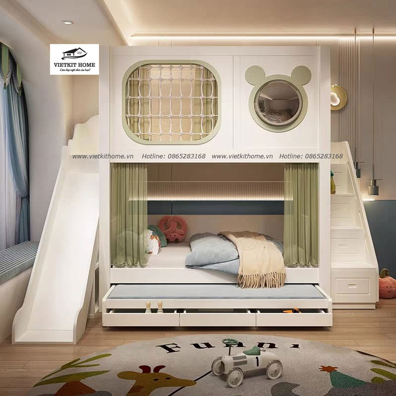 Mẫu 2 Giường Tầng Trẻ Em Giá Tốt Tại Hà Nội | Vietkit Home