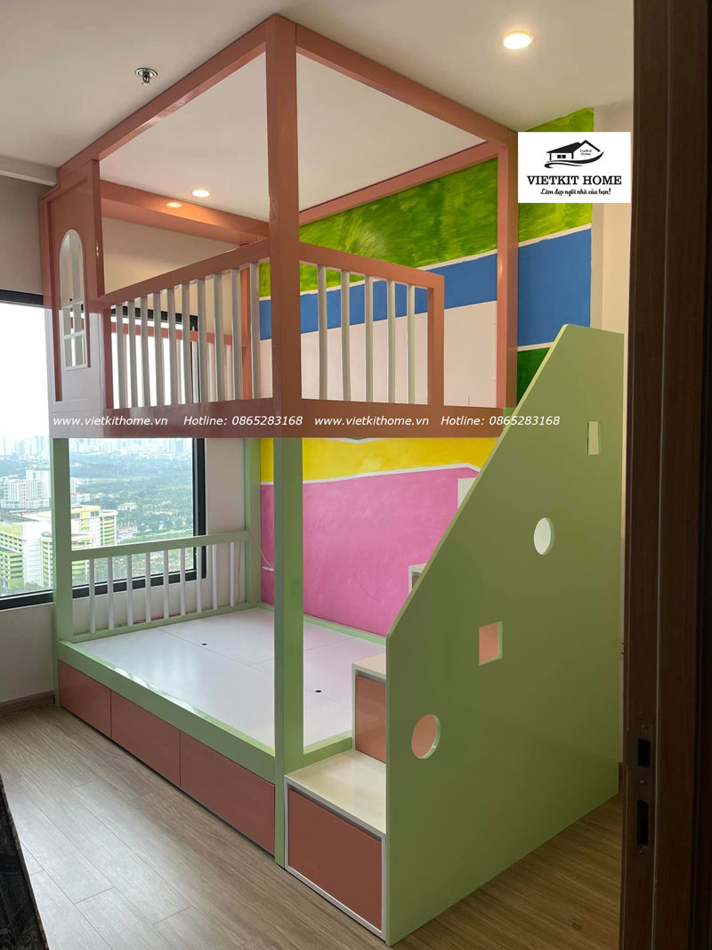 Mẫu 4 Giường Tầng Trẻ Em Giá Tốt Tại Hà Nội | Vietkit Home