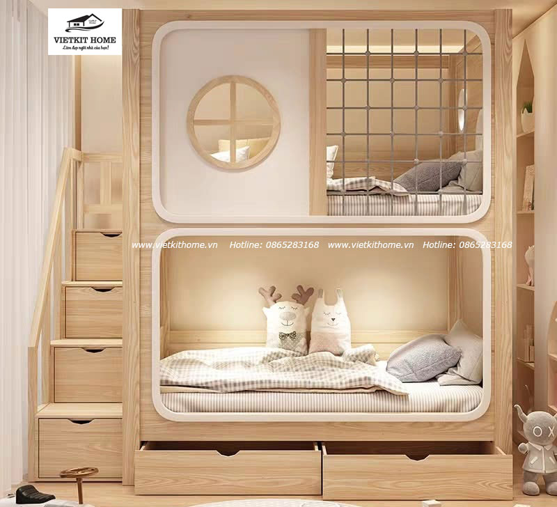 Mẫu 6 Giường Tầng Trẻ Em Giá Tốt Tại Hà Nội | Vietkit Home