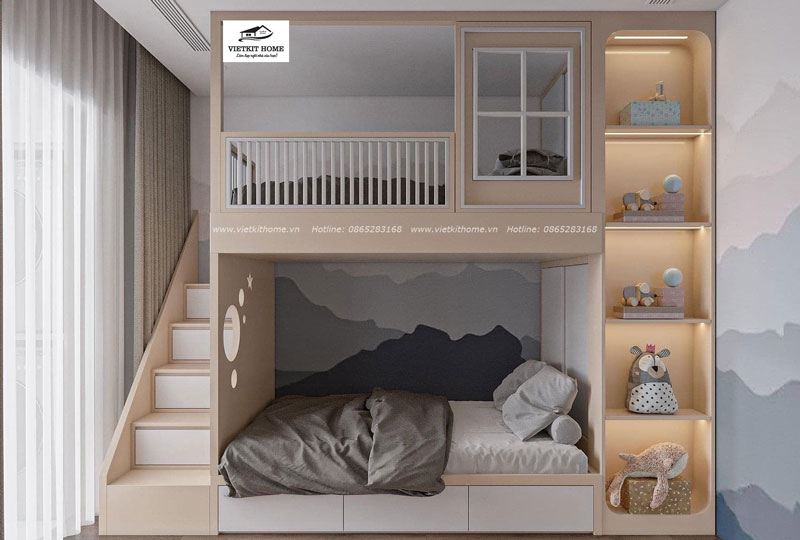 Mẫu 9 Giường Tầng Trẻ Em Giá Tốt Tại Hà Nội | Vietkit Home