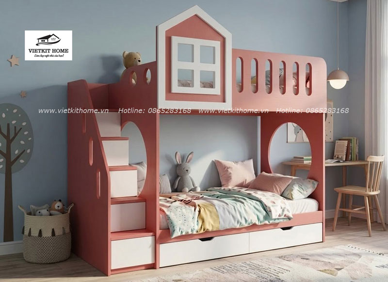 Mẫu 13 Giường Tầng Trẻ Em Giá Tốt Tại Hà Nội | Vietkit Home