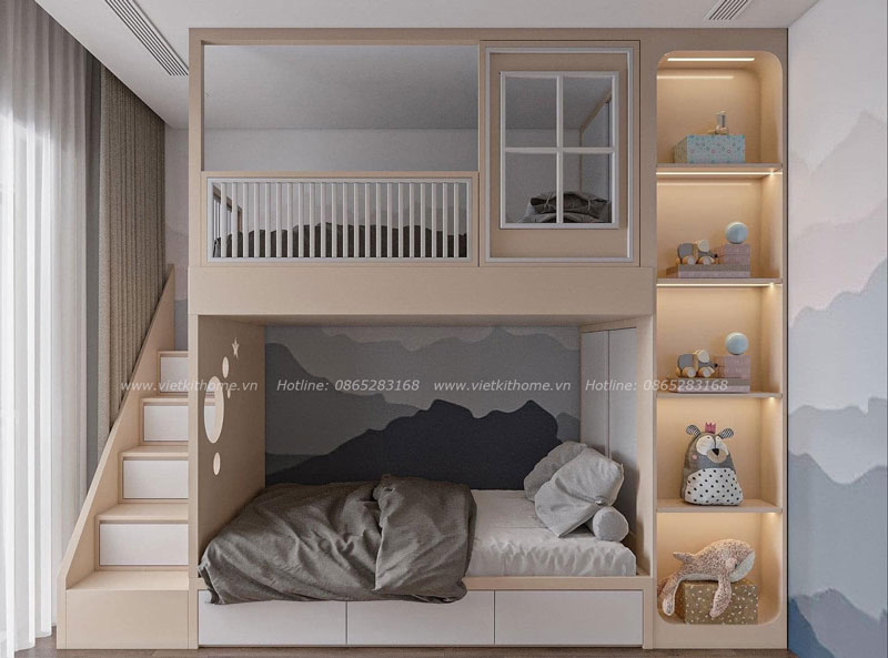Mẫu 28 Giường Tầng Trẻ Em Giá Tốt Tại Hà Nội | Vietkit Home