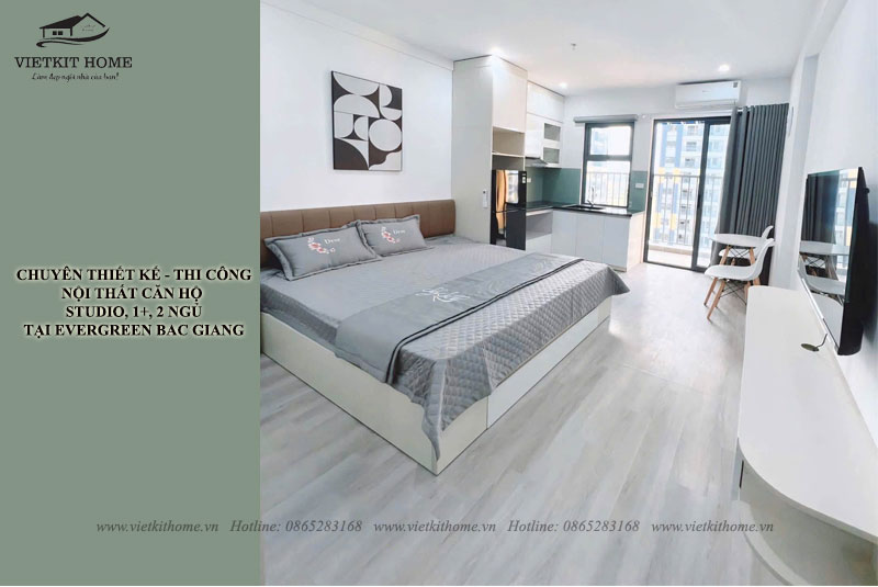 Vietkit Home thi công nội thất tại Chung cư Evergreen Bắc Giang