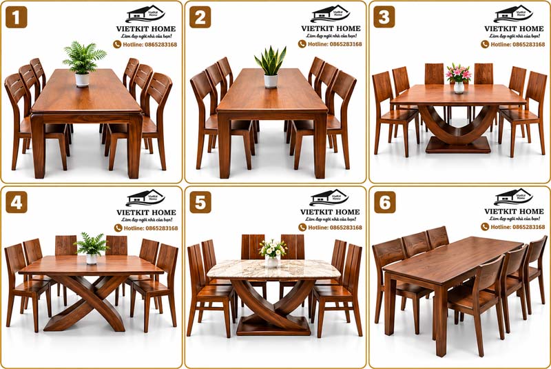 50 Mẫu Bàn Ghế Ăn Hiện Đại Giá Rẻ, Đẹp Sang Trọng | Vietkit Home
