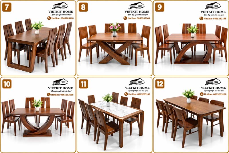 50 Mẫu Bàn Ghế Ăn Hiện Đại Giá Rẻ, Đẹp Sang Trọng | Vietkit Home